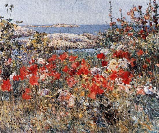 Childe Hassam Celia Thaxter Garden, 1890 china oil painting image